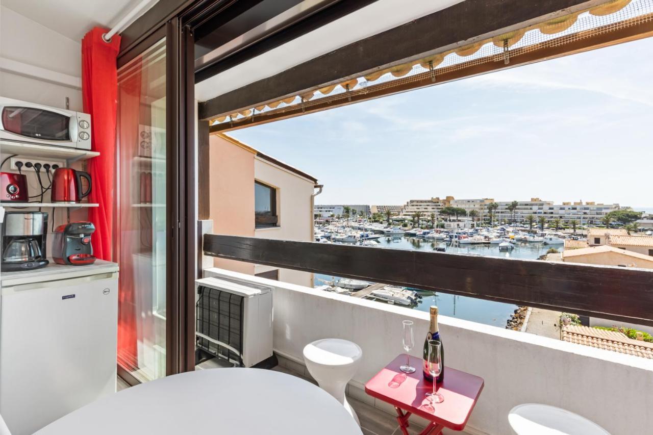 Studio Vue Mer Panoramique, Piscine Port Venus Village Naturiste Agde Exterior photo